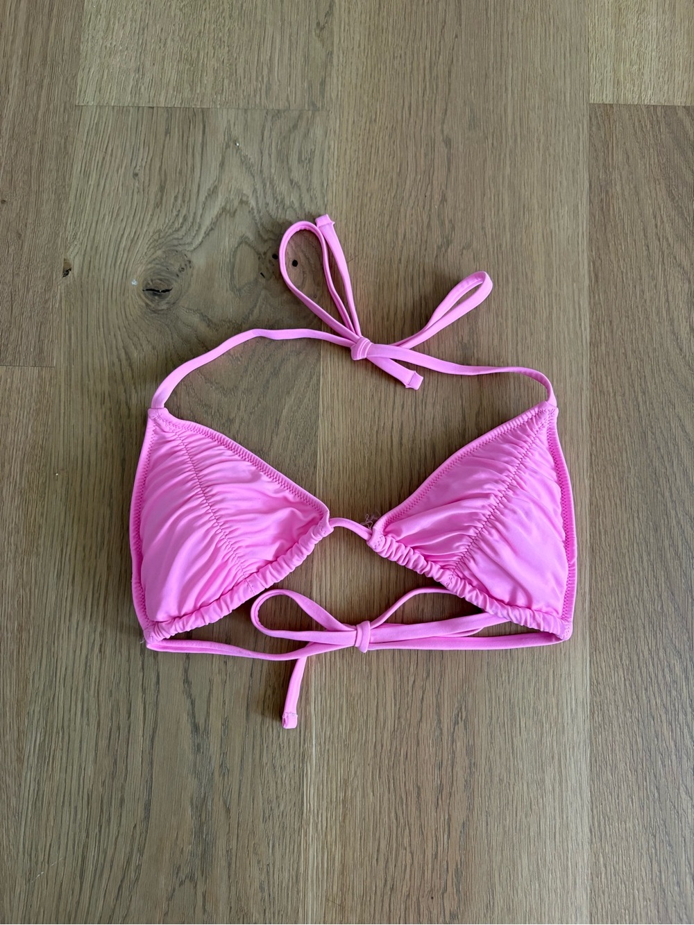 aerie Pink Triangle Bikini Top